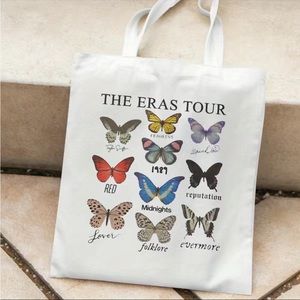 COPY - Taylor, Swift, graphic tote. Butterfly 1989🦋